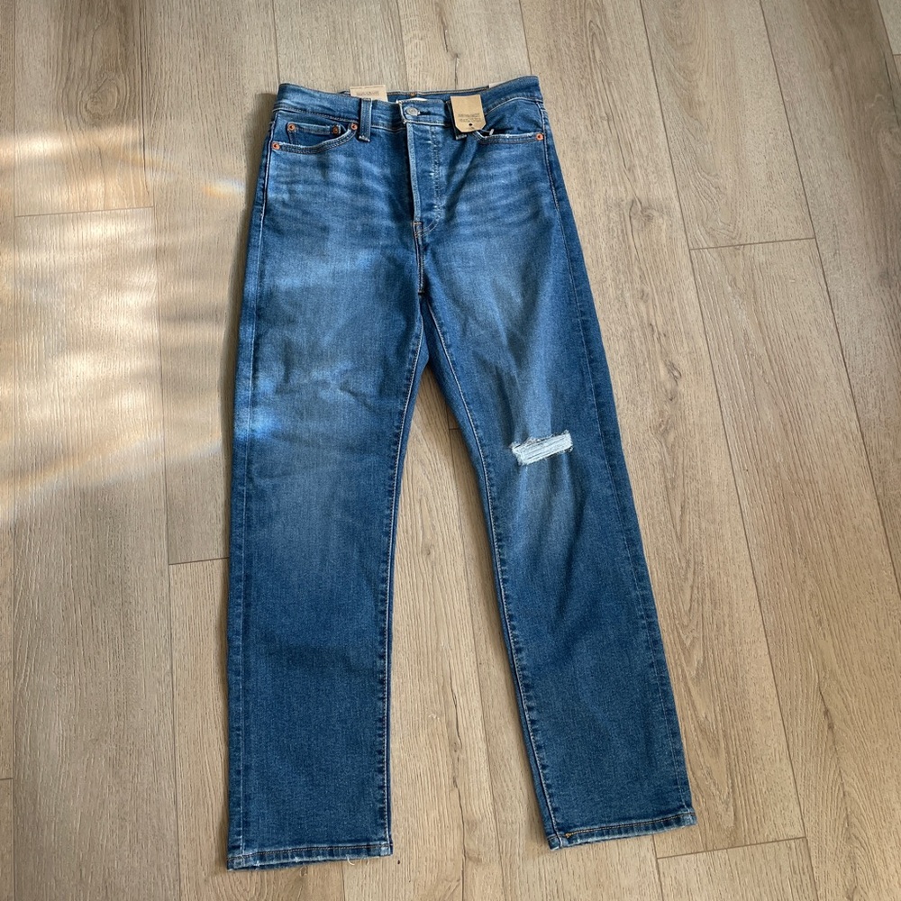 Levi's Blue Wedgie Straight Leg Jeans
